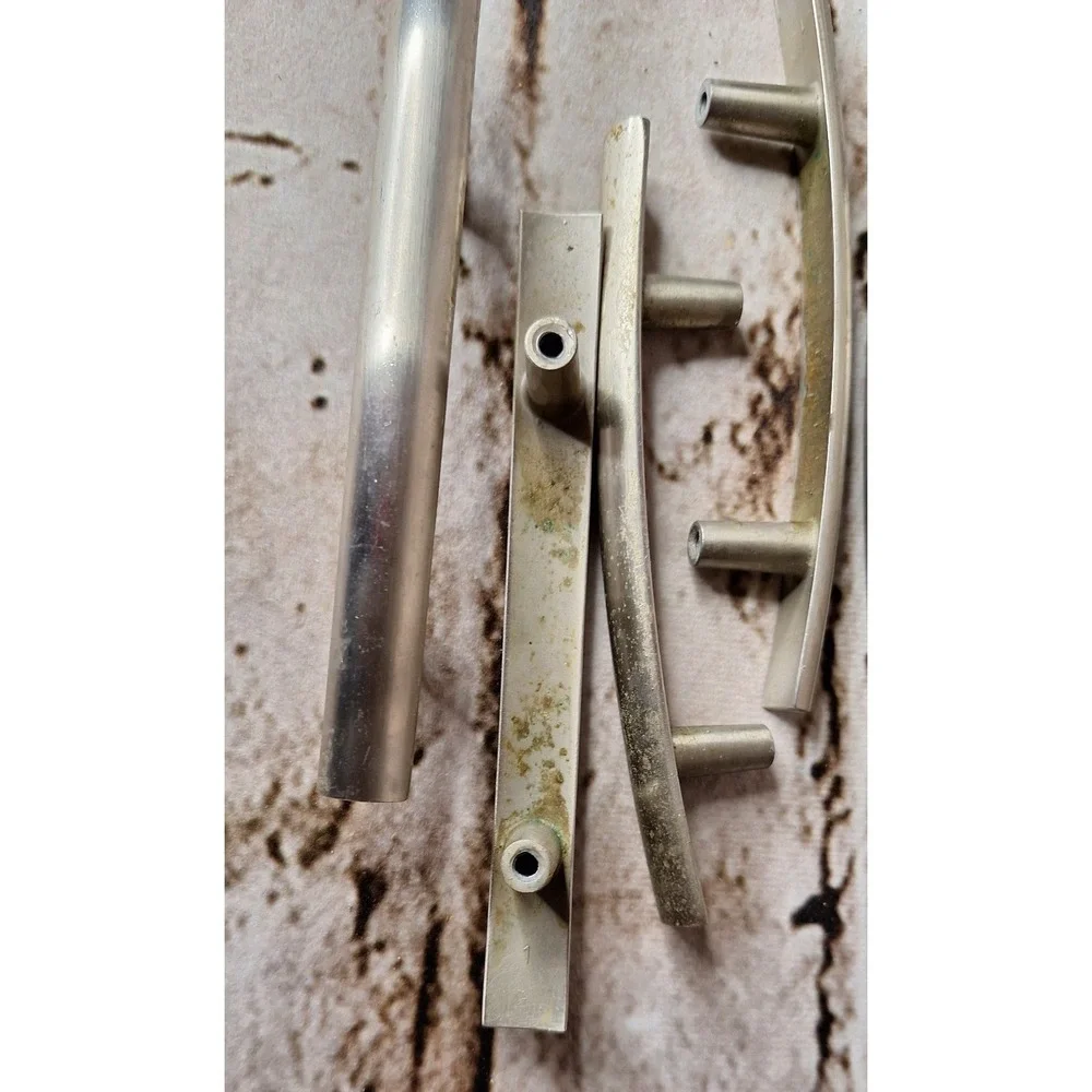 10 double screw ‎ Brushed Satin Nickel Drawer Pulls Handles